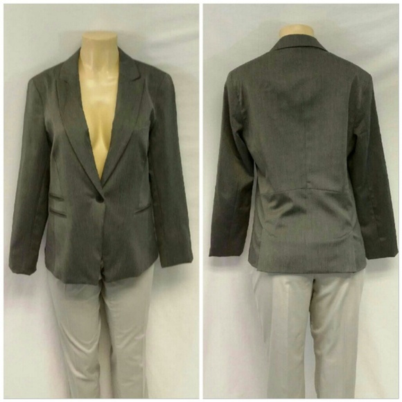 ATTENTION, Fully Lined, Gray Blazer size 12 - Picture 2 of 8